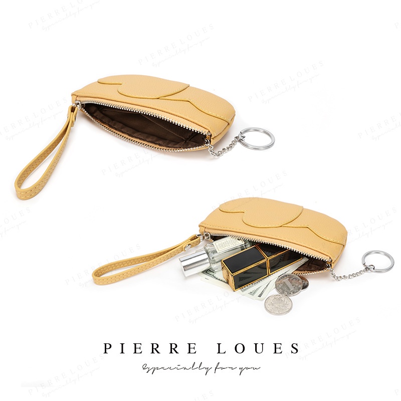 Ví Mini Đựng Tiền Xu Họa Tiết Trái Tim Xinh Xắn Theo Phong Cách 2022