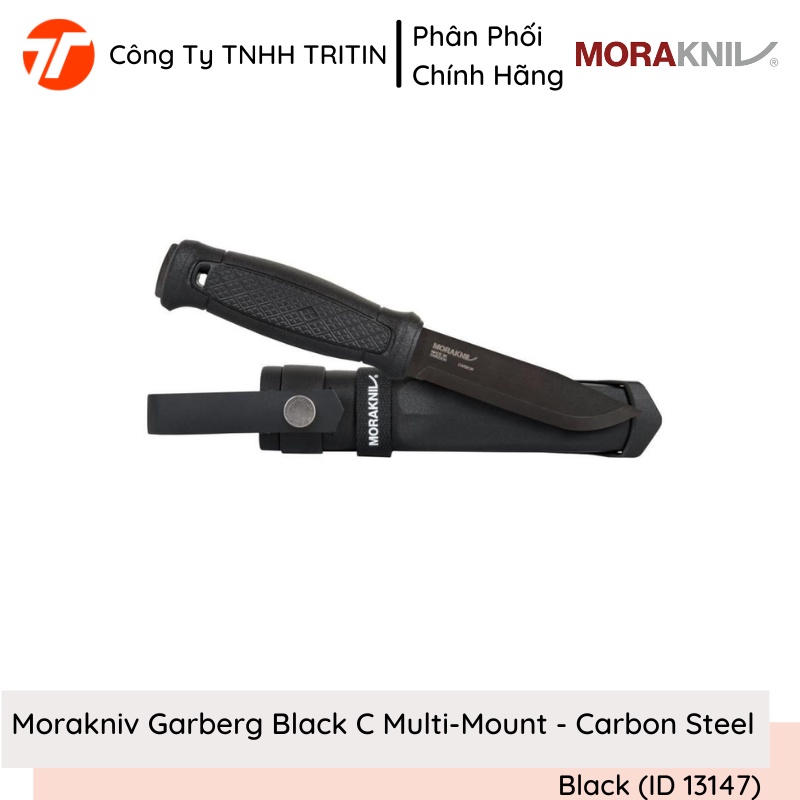 Dao Đi Rừng Morakniv Garberg Black C Multi-Mount - Carbon Steel Black (ID 13147) Made In Sweden | TRITINCO