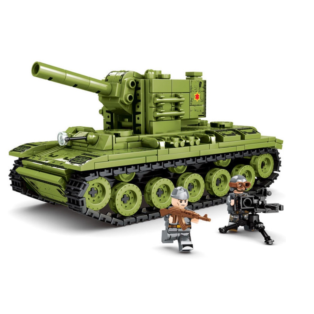 Set 536 Mô Hình Xe Tăng Đồ Chơi MOC WW2 KV-2