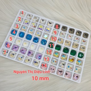 Đá khối K9 vuông bo góc 10mm, size trung
