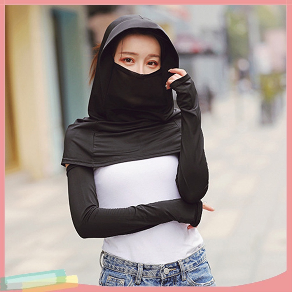 Nón đội bảo vệ mặt cổ chống nắng có viền dành cho nữ đi biển hoặc đạp xe