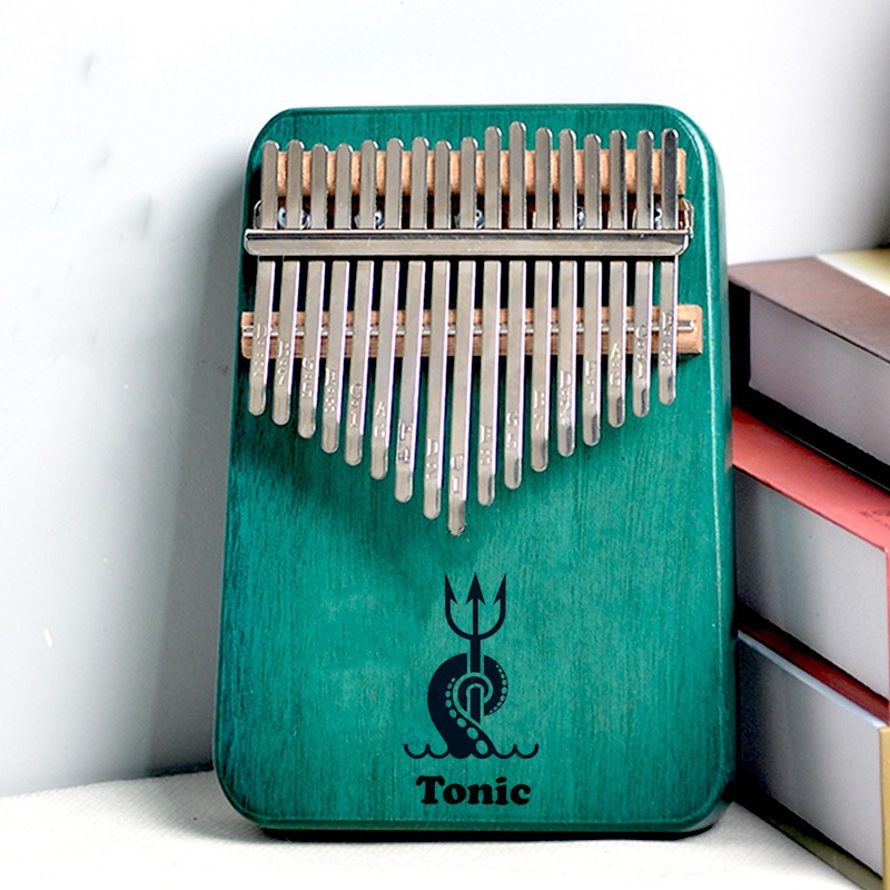 Đàn kalimba 17 phím gỗ xoan đào siêu bền âm vang hay- Tặng 6 loại phụ kiện