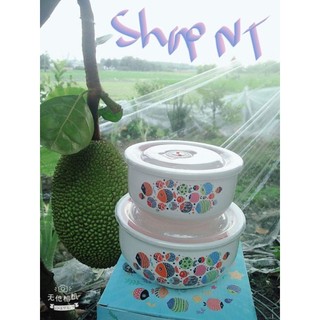 BỘ THỐ SỨ 2 MÓN NẤP HÚT CHÂN KHÔNG