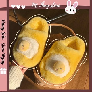 (Hàng sẵn) Dép bông xixitiao trứng gà cute dễ thương