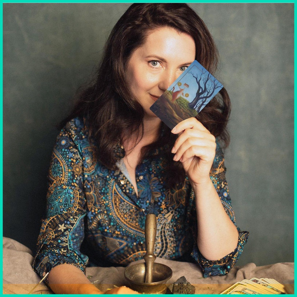 Bộ Bài tarot the feline rider Phiên Bản Tiếng Anh Vui Nhộn 78 Lá