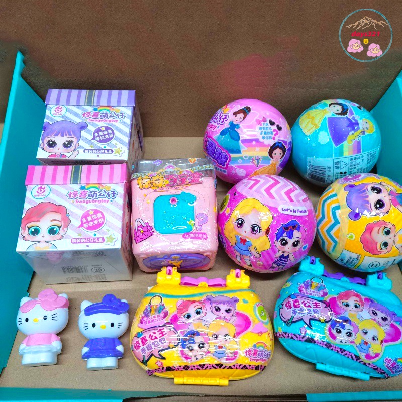 TRỨNG BÚP BÊ LOL KÈM PHỤ KIỆN HỘP 6 QUẢ 12 QUẢ 6 MÀU - FULL BOX