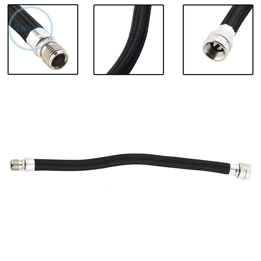1 X Pump Extension Tube Connector Air Nozzle Hose Rubber+Copper Durable 15.5cm-