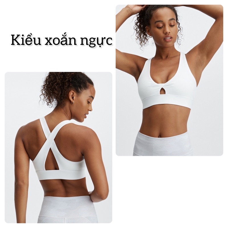 Áo Bra Tập Gym Sẵn Mút Ngực Hàng Xuất Xịn