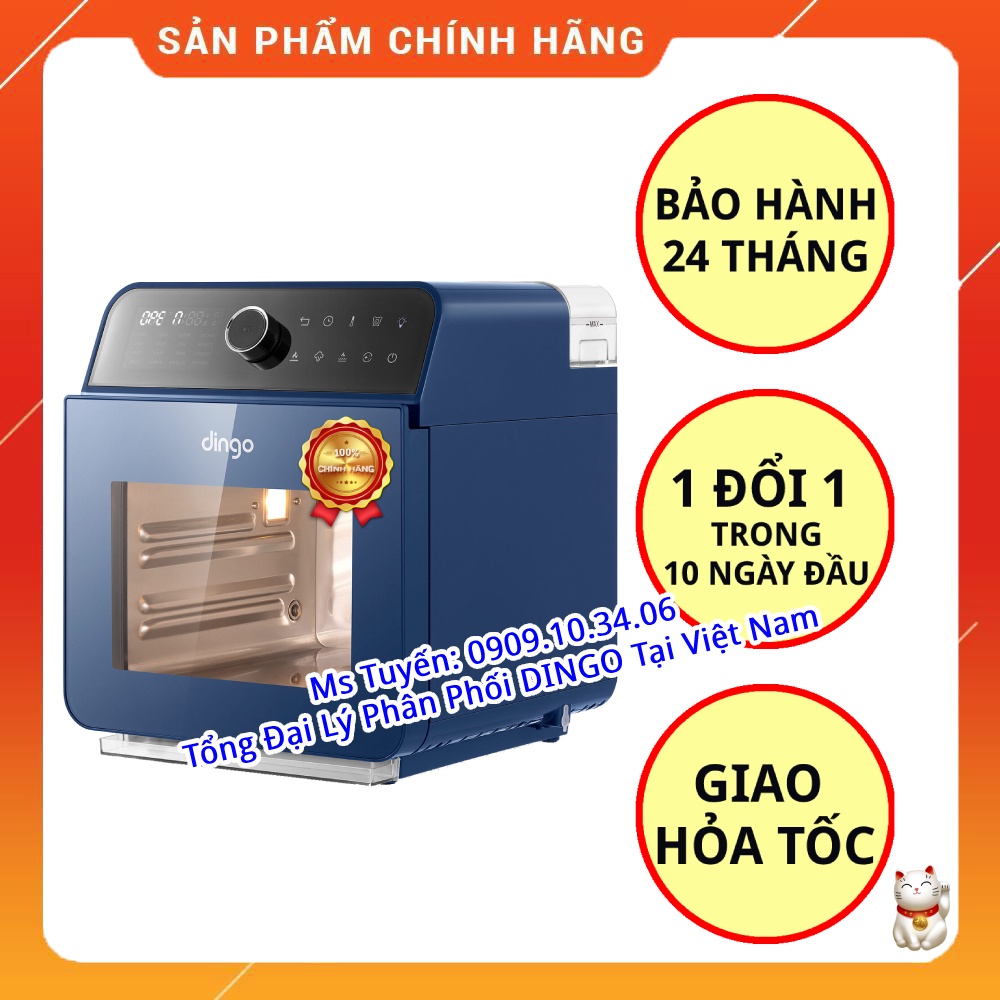 Nồi Chiên Hơi Nước DINGO DSF16 - Thương Hiệu Mỹ - Dung tích 16L - Công Suất 2250W - Dễ Vệ Sinh (DINGO DSF 16, DINGO DSF)
