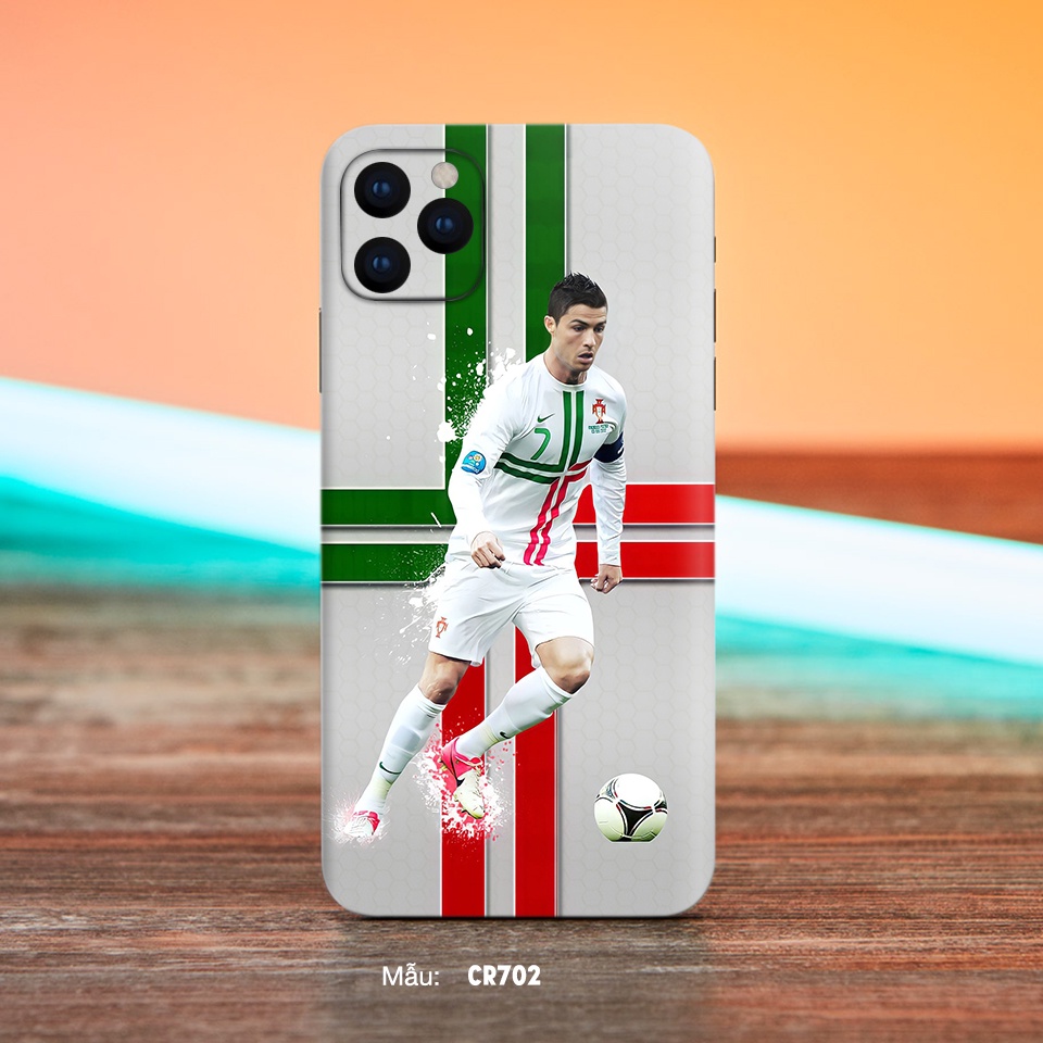 Miếng Dán Skin Ronaldo Bồ Cho Iphone 6/ 7/ 7plus/ X/ XS/ XSMax/11/ 11 ProMax/ 12promax/ 13promax, 14promax, máy khác