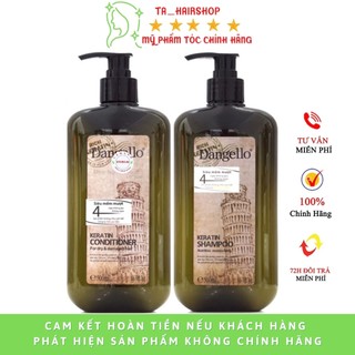 Dầu gội collagen  DANGELLO phục hồi tóc hư tổn, khô sơ, kiềm dầu, không gàu ngứa 500-800ml