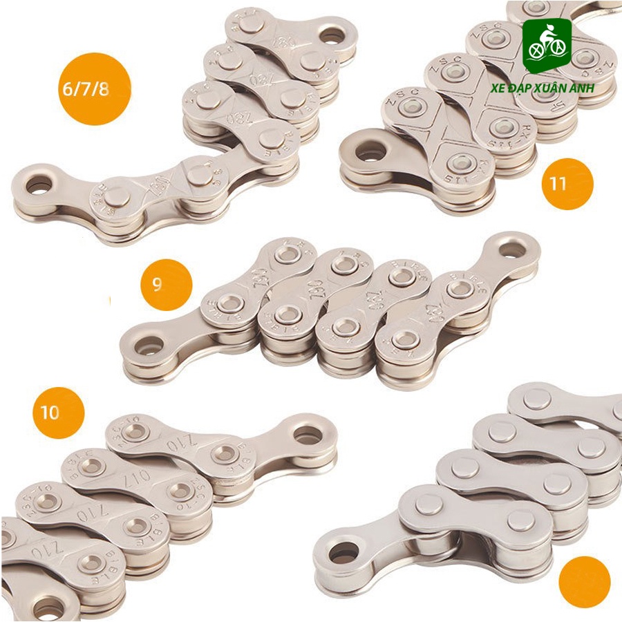 Xích Sên Xe Đạp 6/ 7 / 8 / 9 / 10 / 11 Tốc Độ