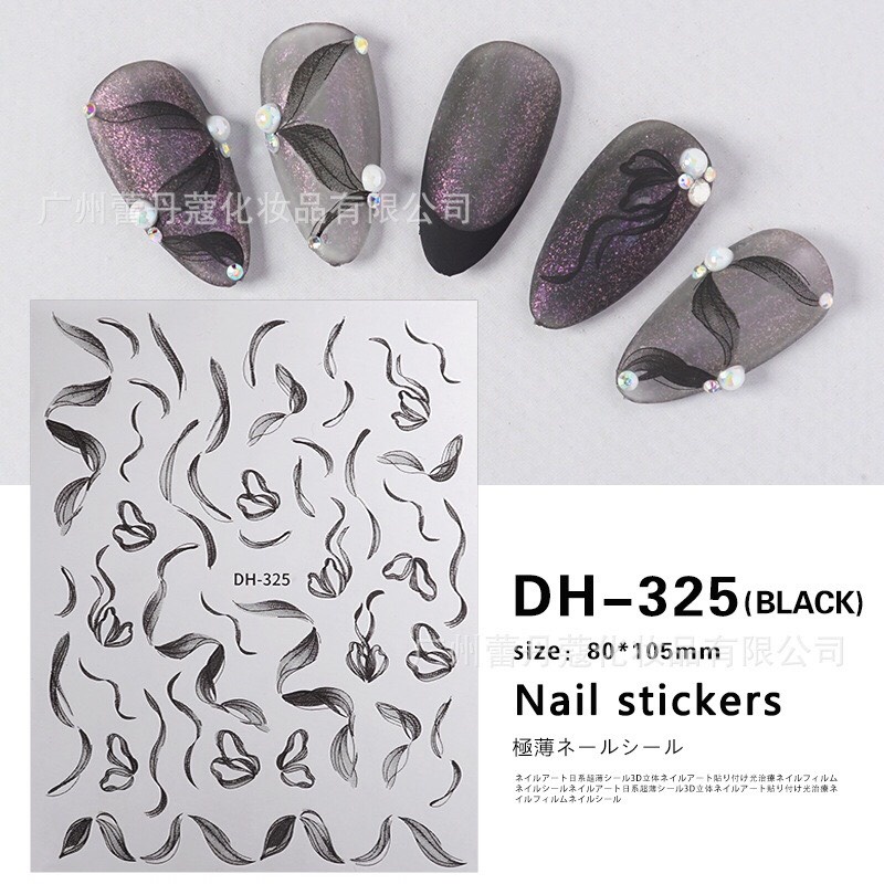 STICKER MIẾNG DÁN MÓNG TAY STICKER DẢI LỤA