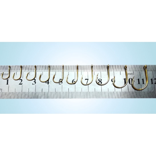 01 Hộp 100 Lưỡi Câu Hỗn Hợp Size từ #3 - #12