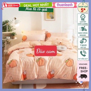 Ga giường bo chun cotton Poly Hàn Quốc 1m2x1m9,1m4x2m MẪU NGẪU NHIÊN