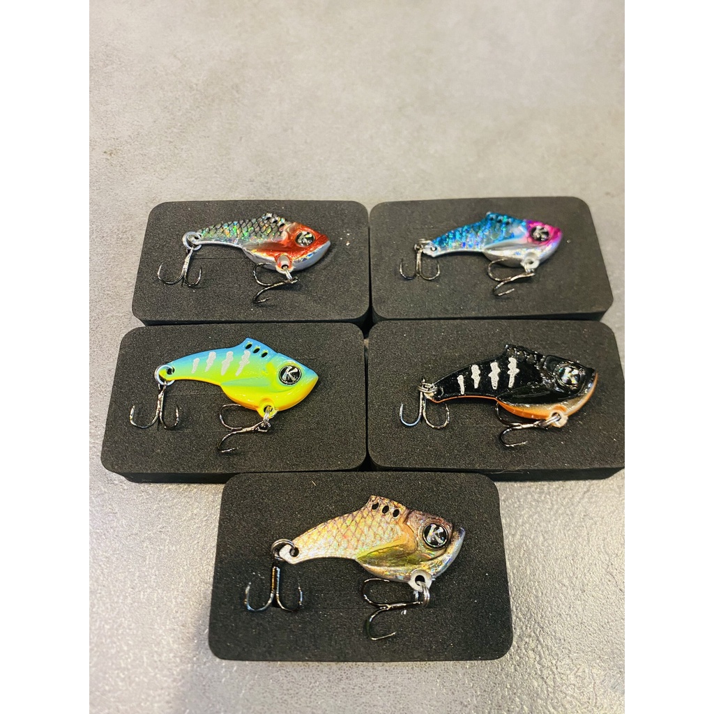 Mồi sắt câu cá giả siêu nhạy crazy vib HKN Fishing