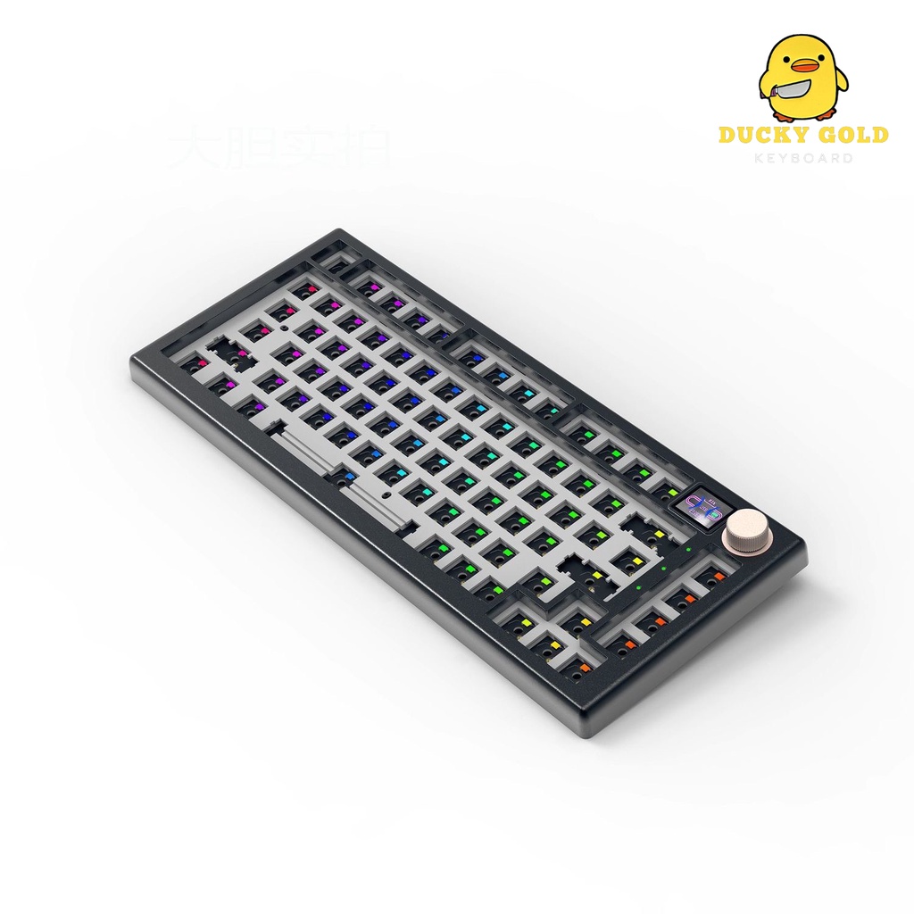 Bộ KIT XJ-80 3 modes - Mạch Xuôi - Màn hình - Núm Xoay
