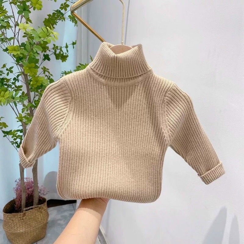 Áo Len Tăm Cho Bé / Áo Len Cao Cổ Cho Bé 8-28kg
