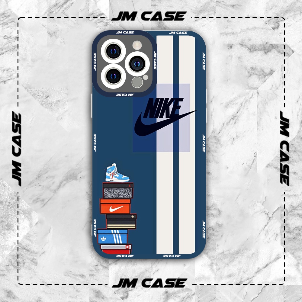 Ốp lưng iphone cạnh vuông JMCase nikke Giày Thể Thao Fashion Brand Sneaker /8plus/x/xs/11/12/pro/max/plus/promax
