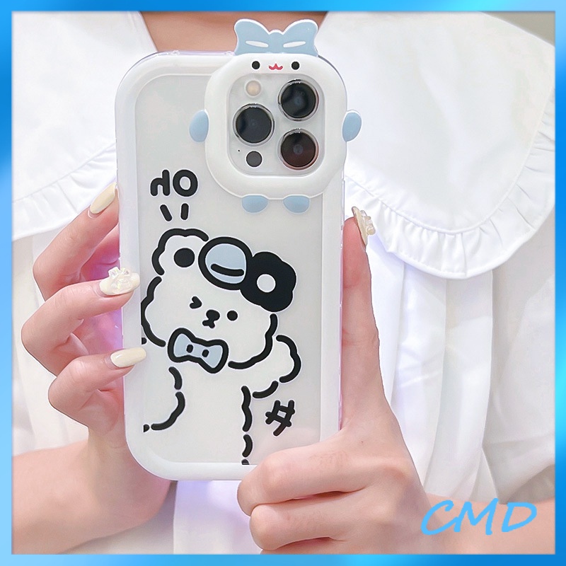 Ốp Điện Thoại hình quái vật nhỏ Gấu hoạt hình Cho Iphone 6 / 6S / 6splus / se / 7 / 7plus / 8 / 8plus / X / xs / xsmax / 11 / 12 / 13 / 14 / plus / pro / pro max-6007
