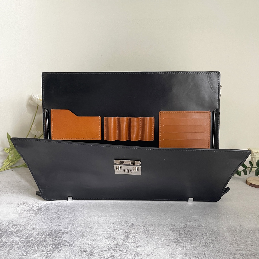 Cặp da Homme La Spezia -  Handcrafted Leather Briefcase