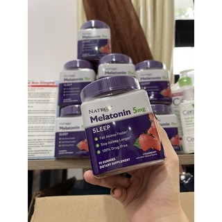 Kẹo ngủ Natrol Melatonin Gummies 10mg và 5mg 90v , Kẹo dẻo hỗ trợ ngủ ngon gummies của hãng Natrol