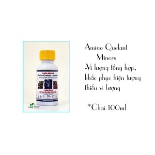 Phân bón lá cao cấp CUNG CẤP VI LƯỢNG Growmore Amino Quelant – Minors chai 100m