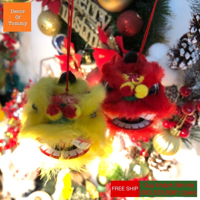 Đầu Lân trang trí Tết mang may mắn tài lộc cho năm mới