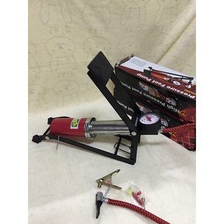 Bơm đạp chân đa năng: bơm xe máy, bơm ô tô, bơm xe đạp, bơm bóng