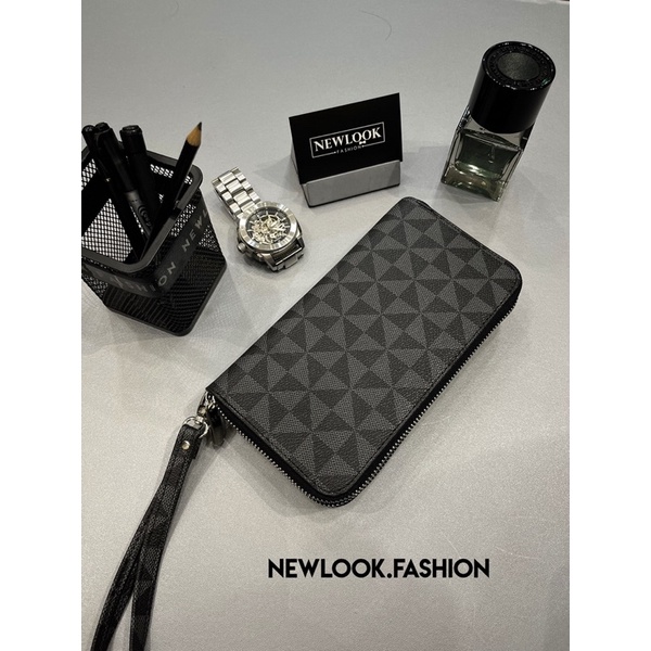 ★ VÍ DÀI CẦM TAY 2 TẦNG VỪA ĐIỆN THOẠI DA PU PHÙ HỢP NAM NỮ