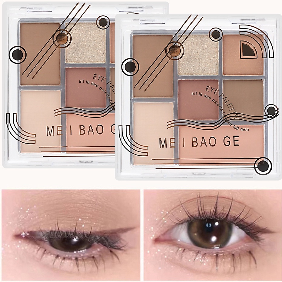 Bảng Phấn Mắt MEIBAOGE Bảy Màu Sắc Long Lanh Dành Cho Nữ