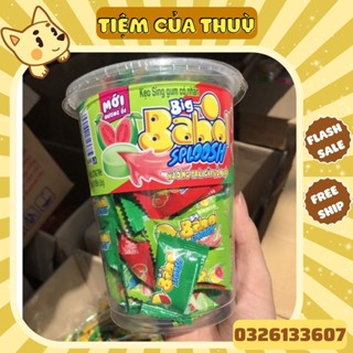 Kẹo Cao Su Thổi Có Nhân Big Babol Sploosh Hương Trái Cây Hỗn Hợp 70 Viên
