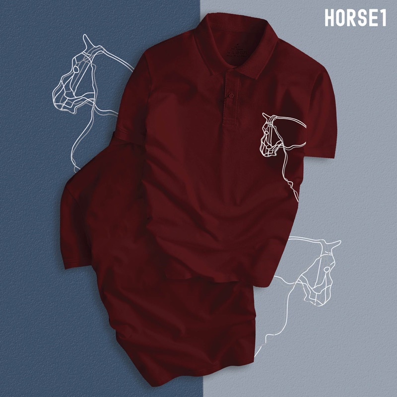 Áo Polo nam cổ bẻ vải xịn fullbox, trẻ trung, thanh lịch Ngựa chiến HORSE01
