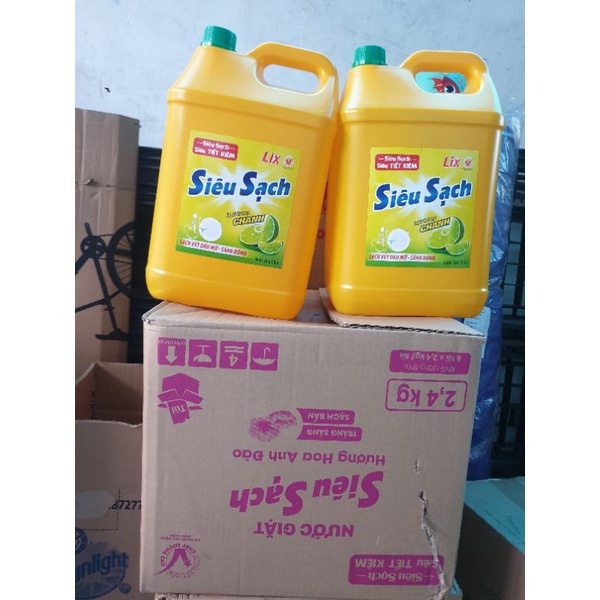 Can Nước Rửa Chén Siêu Sạch Chanh 9kg có giá sỉ 0947289212