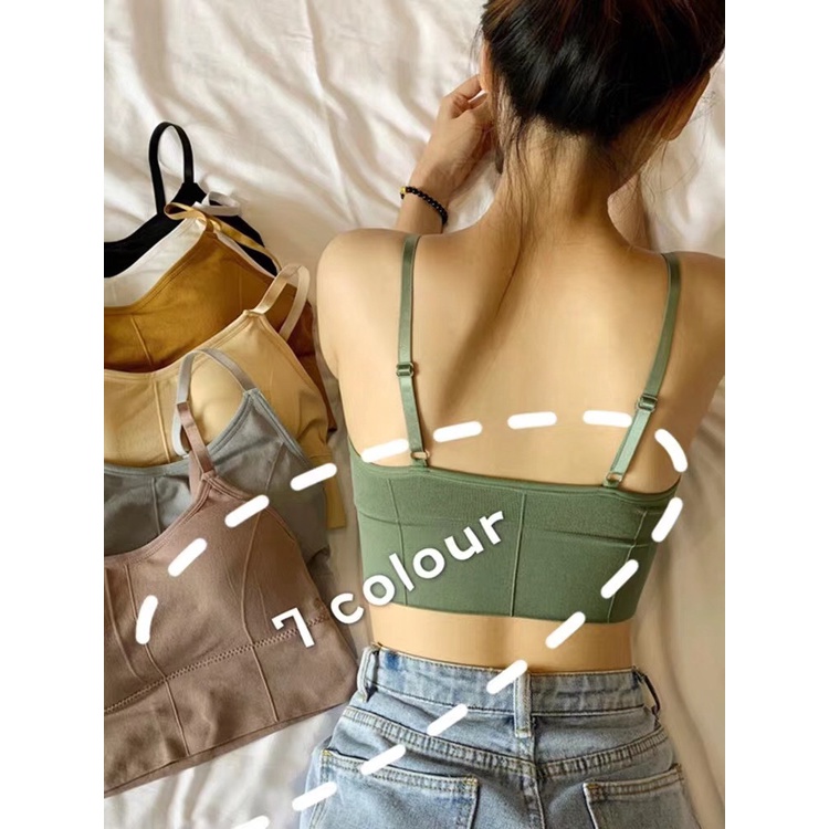 Áo bra nữ thể thao tập gym, yoga thun co giãn giá rẻ nhiều màu sắc trẻ trung - BR13