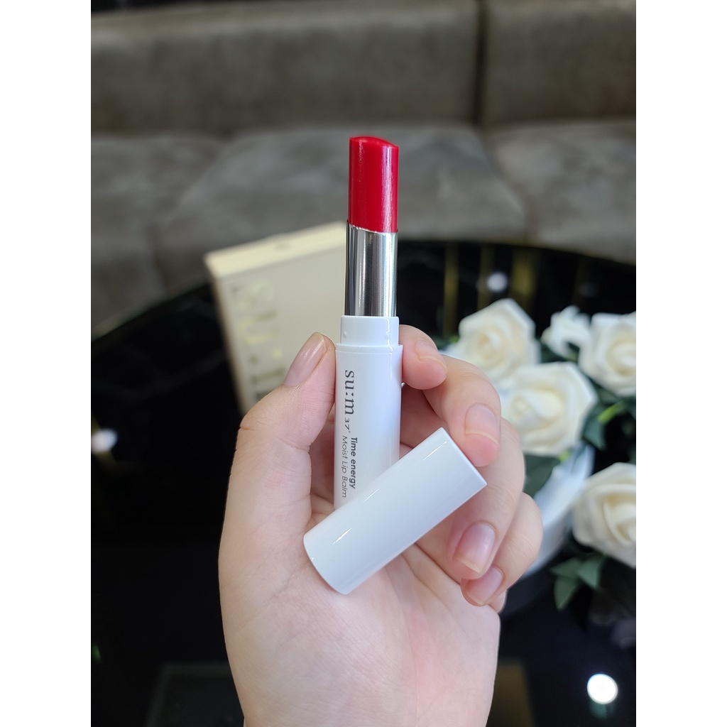Set son dưỡng môi có màu SU:M 37 Time Energy Moist Lip Balm Special
