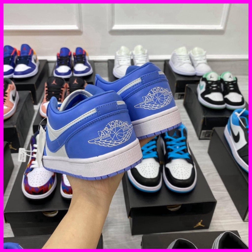 Giày xanh, trắng da mềm đi êm phù hợp với tất cả các độ tuổi Xmenshop2
