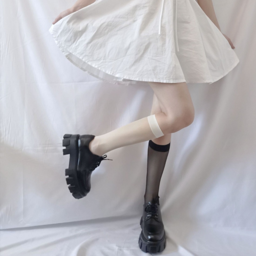 Vớ tất nữ dài cao cổ tàng hình thật chân giúp che đi khuyết điểm mềm mịn thoáng mát DEVARI T4914
