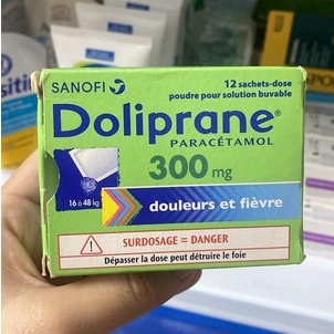 Gói bột pha và Siro hạsốt D.o.l.i.p.r.a.n.e cho bé