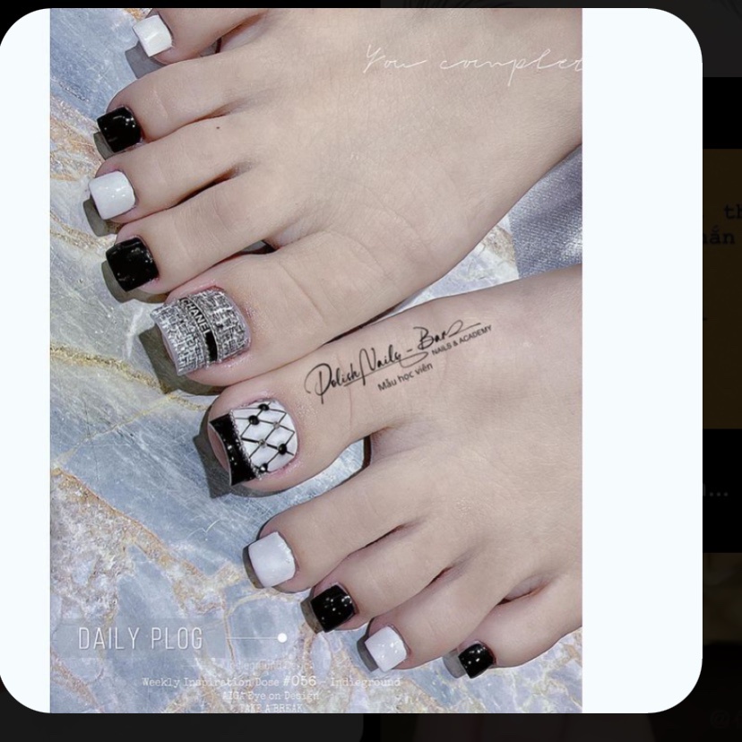 Z20 Móng chân giả giá rẻ kèm keo dũa