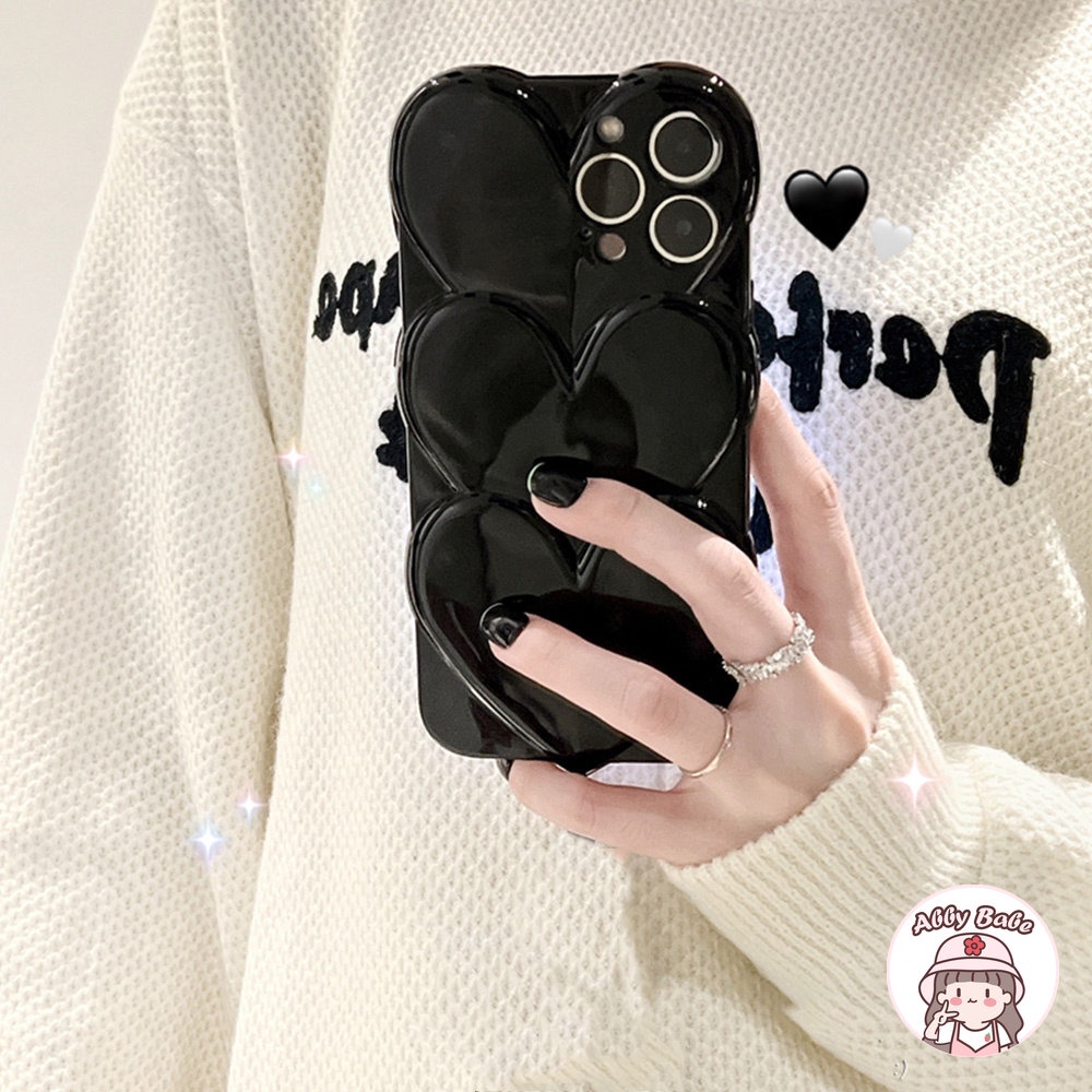 Ốp Điện Thoại TPU Mềm Chống Sốc Họa Tiết Trái Tim Cho IPhone 14 Pro Max 11 7Plus 13 12 11 Pro Max X XS XR