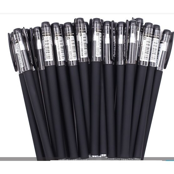 SET 5 Bút Mực Nước Gel Resun, Ruột Bút Nước Ngòi Bi, Ngòi Kim Xanh-Đen-Đỏ Thay Thế