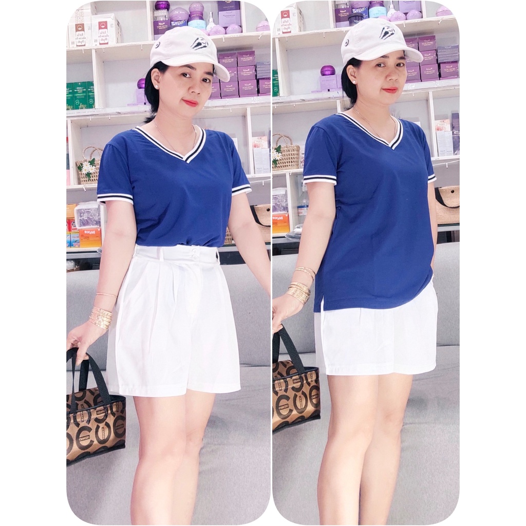 TPA7021(L-8XL)6️⃣5️⃣ ÁO THUN CỔ TIM VIỀN BO TAY NGẮN HÀNG VNXK TUYENPHAN BIGSIZE L..8XL TỪ 50..95KG(bảng màu bài số4)