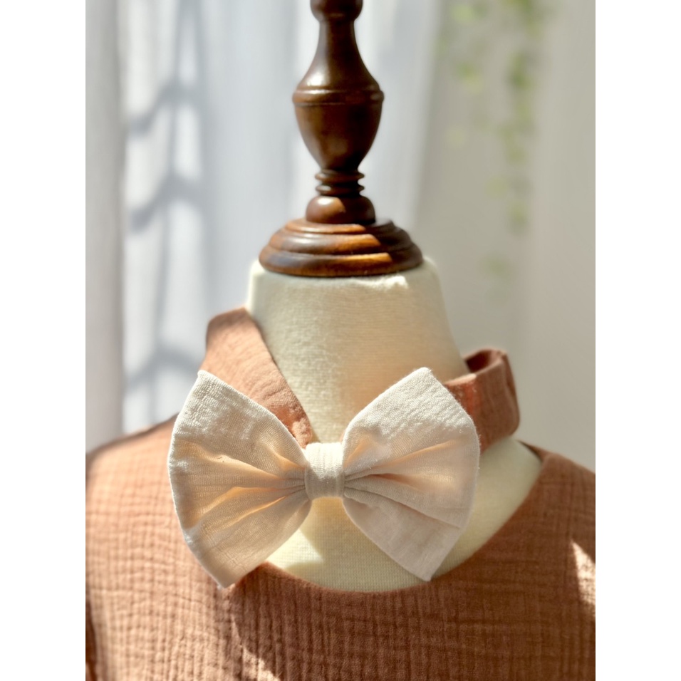 CouCou Turban/Băng đô nơ đáng yêu cho bé gái chất liệu vải xô Muslin by CouCou