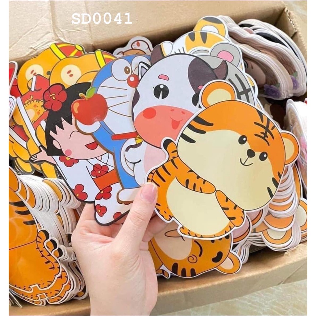 Lì Xì Chibi Tết 2023 Hàng Loại 1 Bóng Đẹp, Phong Bao Lixi Hoạt Hình Chipi Nhiều Mẫu