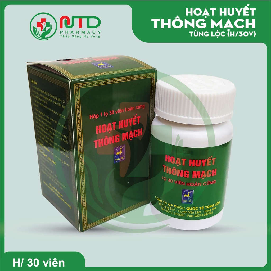 Hoạt Huyết Thông mạch - cải thiện tuần hoàn máu não