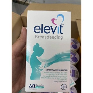   date 2028  Elevit bú cho mẹ sau khi sinh và cho con bú 60 viên   sau sinh  