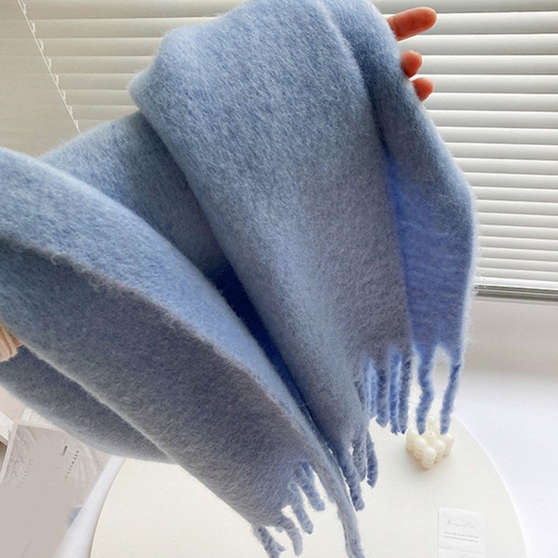 Khăn Choàng Lông Nhung Mềm Mại Thời Trang Mùa Đông 35 * 230cm