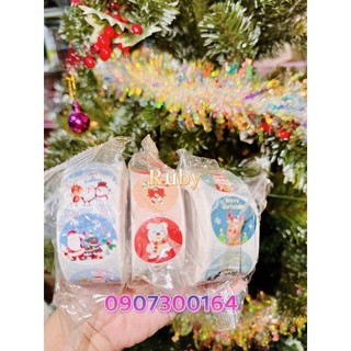 Sticker cuộn Noel - 500 hình/cuộn