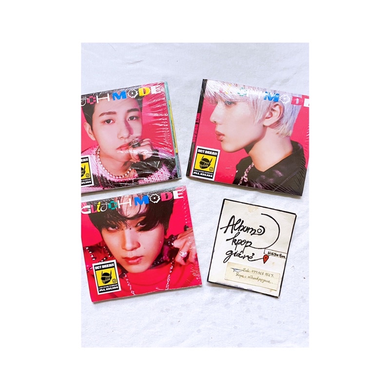 Nct Dream mini album Glitch Mode nguyên seal.